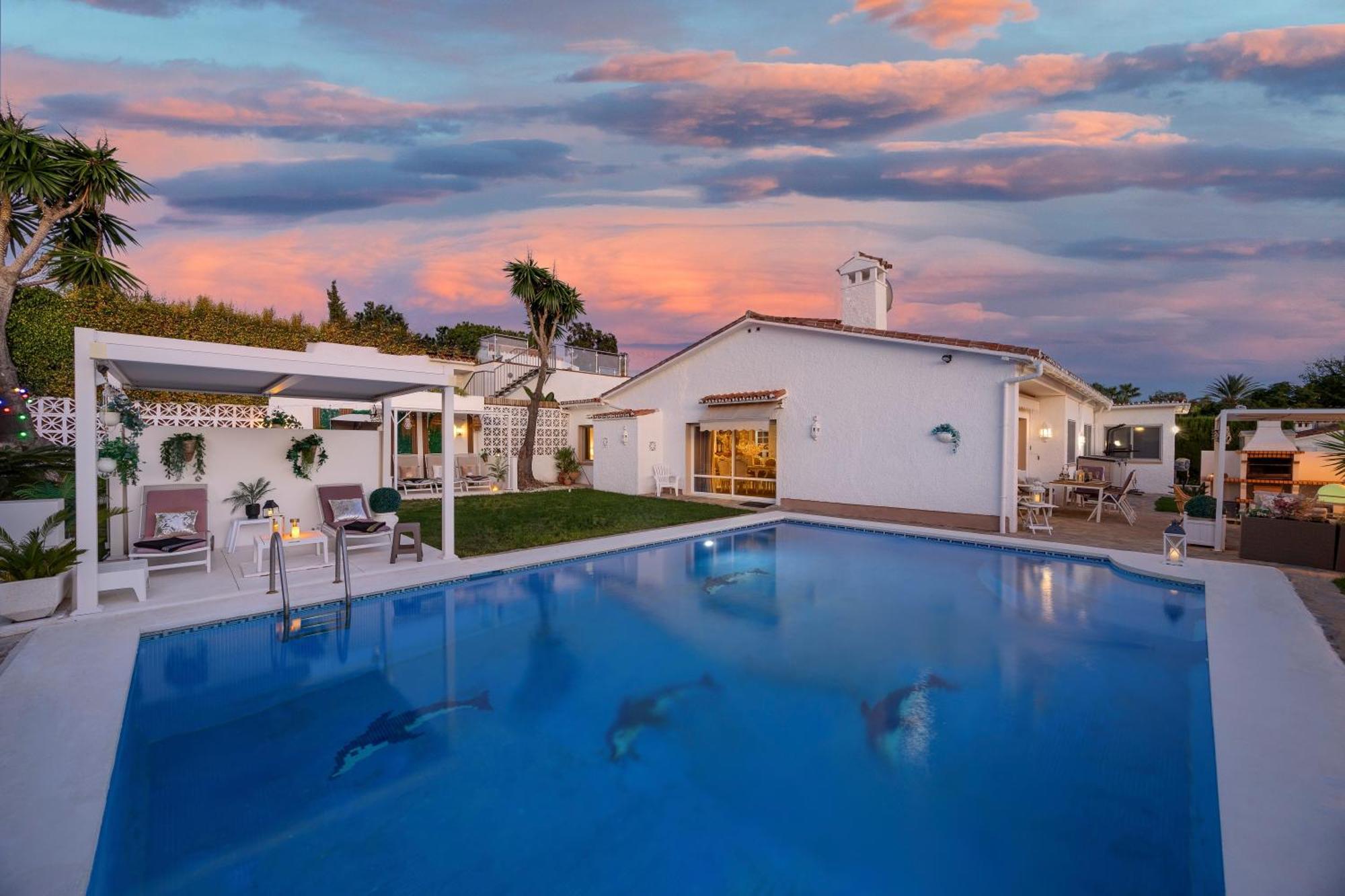 Villa Casacara Marbella Beachside Costabella -Spain Exteriör bild