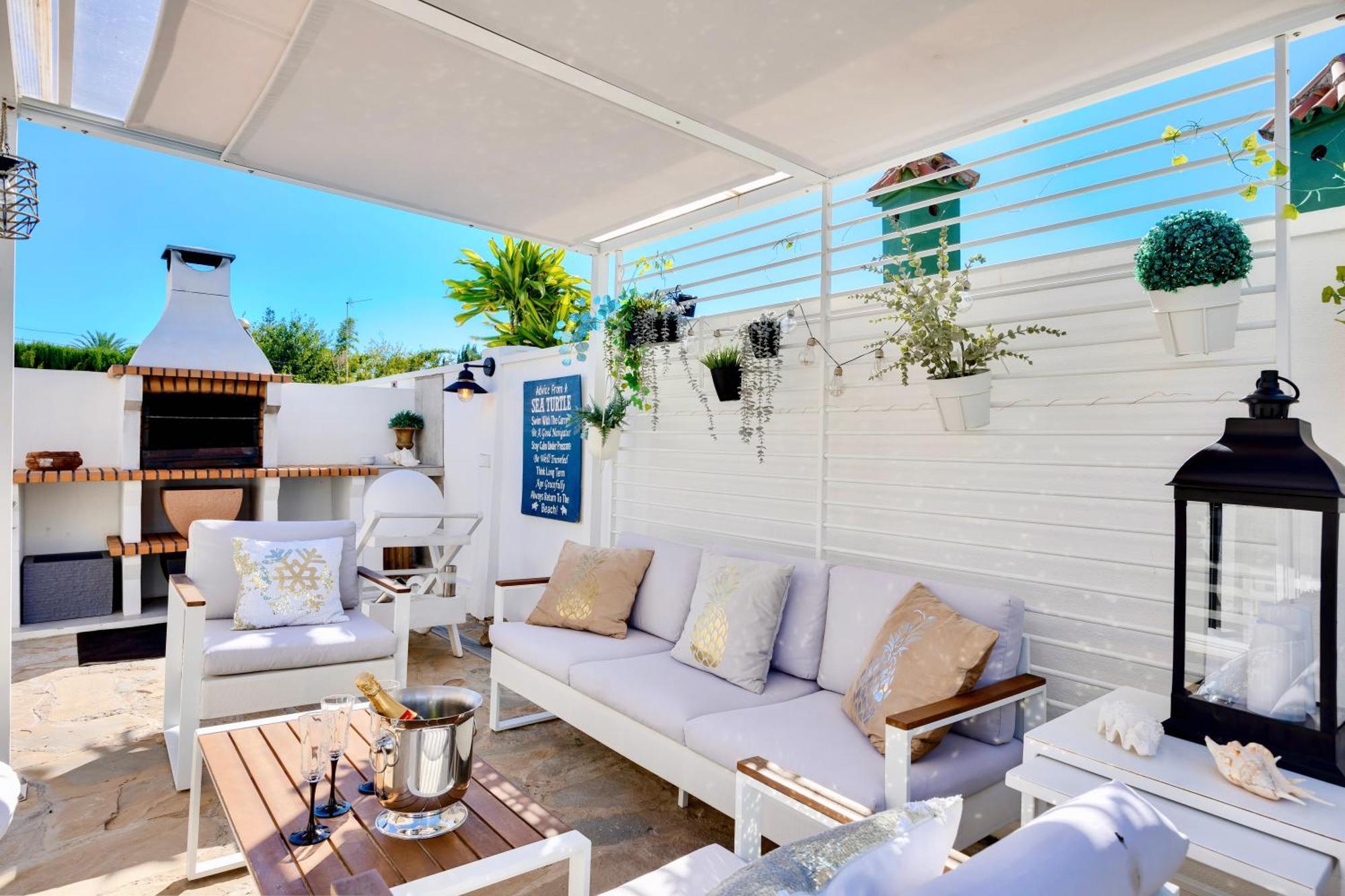 Villa Casacara Marbella Beachside Costabella -Spain Exteriör bild