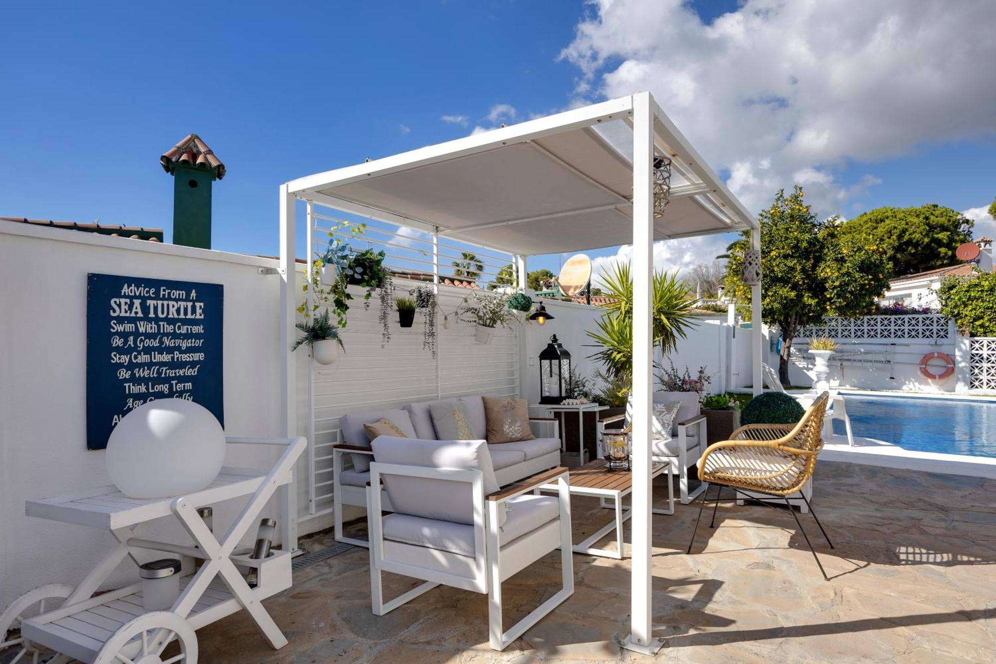 Villa Casacara Marbella Beachside Costabella -Spain Exteriör bild