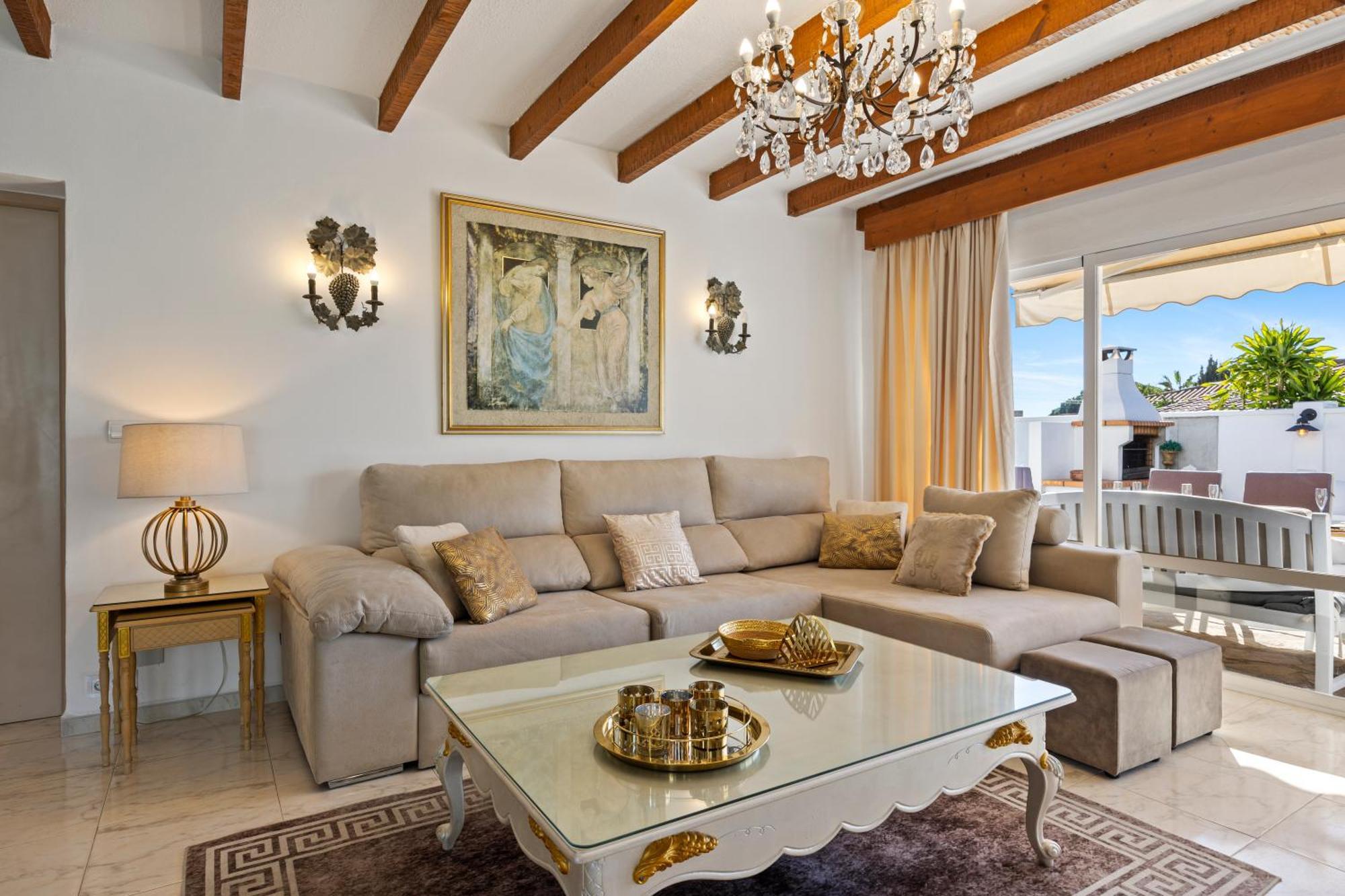 Villa Casacara Marbella Beachside Costabella -Spain Exteriör bild