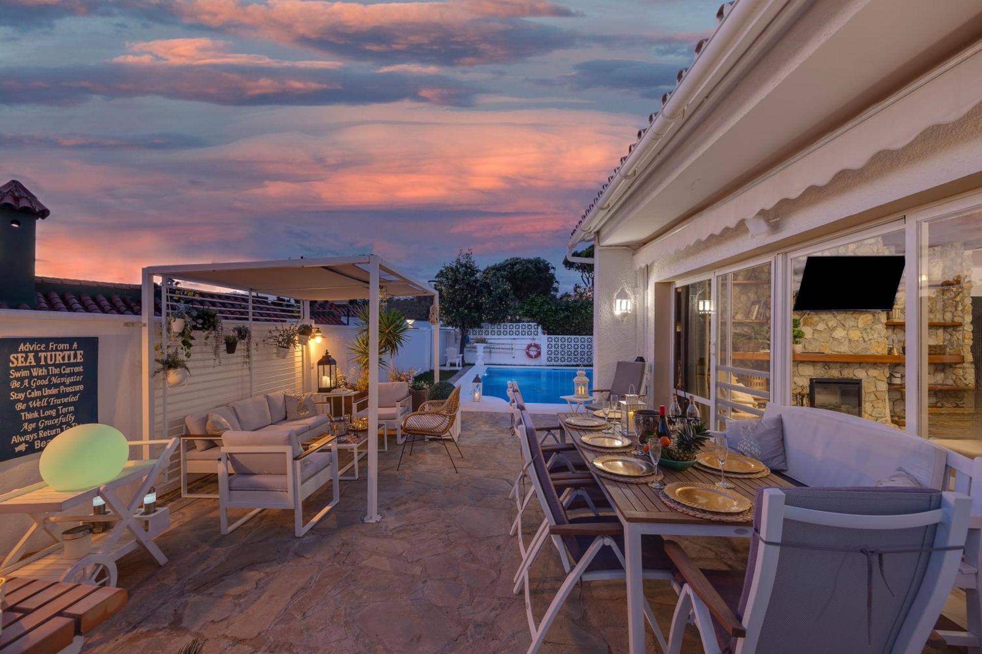 Villa Casacara Marbella Beachside Costabella -Spain Exteriör bild