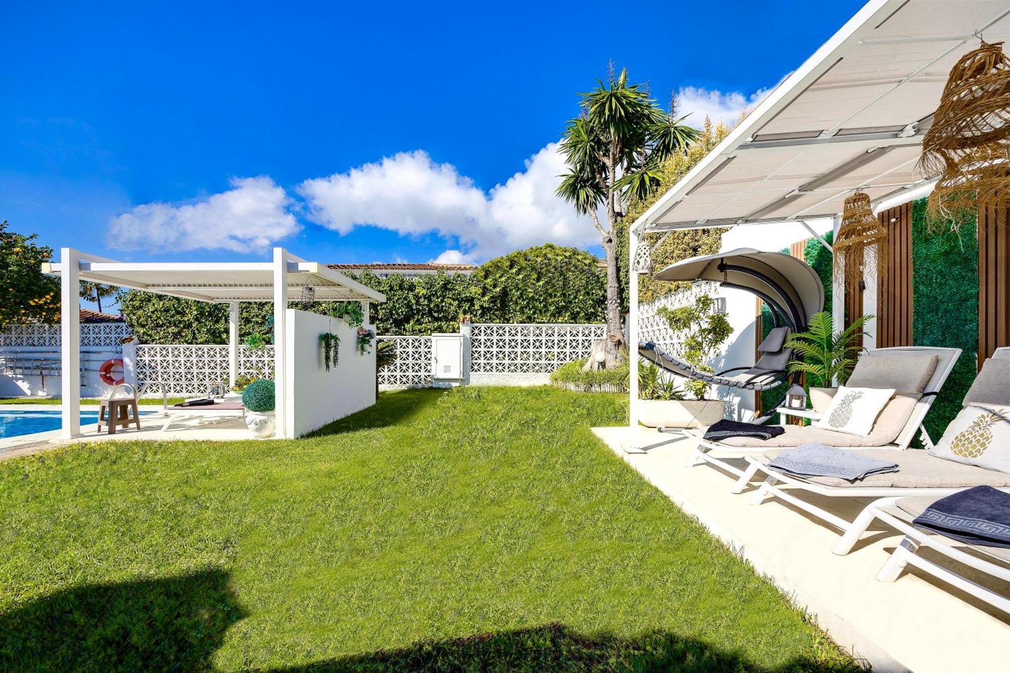 Villa Casacara Marbella Beachside Costabella -Spain Exteriör bild